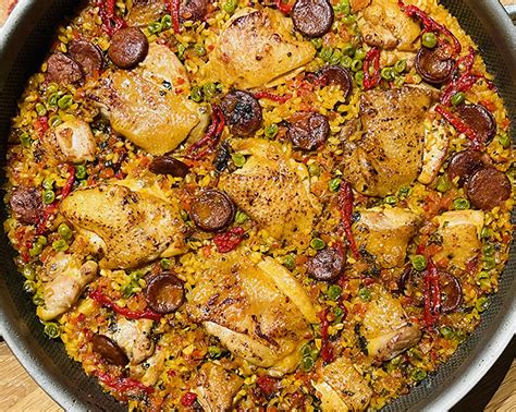 chicken  chorizo paella  place