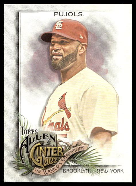 2022 Topps Allen Ginter Albert Pujols 53 St Louis Cardinals EBay