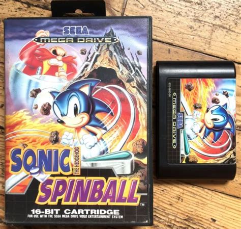 SONIC THE HEDGEHOG Spinball En Boîte Sans Notice Megadrive Pal Euro