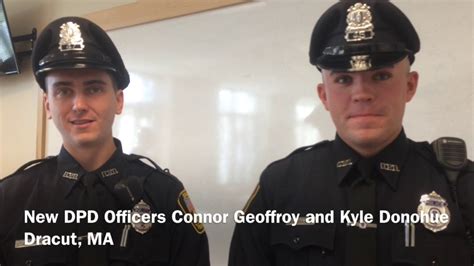 Dracut Police Department Swears In Two New Officers Youtube