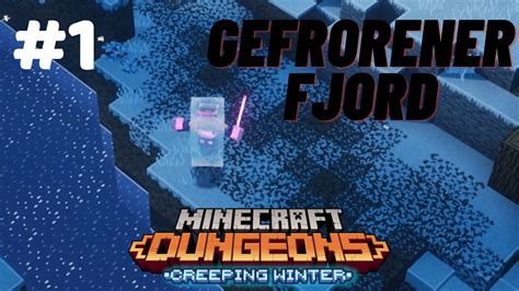 Neue Karte Gefrorener Fjord Minecraft Dungeons Creeping Winter Dlc