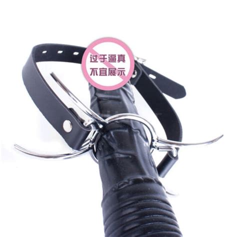 Bondage Nose Clamp Tongue O Ring Open Mouth Gag Deep Throat Slave Bdsm