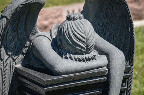 Angel Tombstone Stock Photo Image Of Sculpture Graveyard 34908284