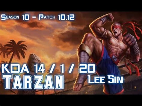 Tarzan LEE SIN Vs WUKONG Jungle Patch 10 12 KR Ranked YouTube