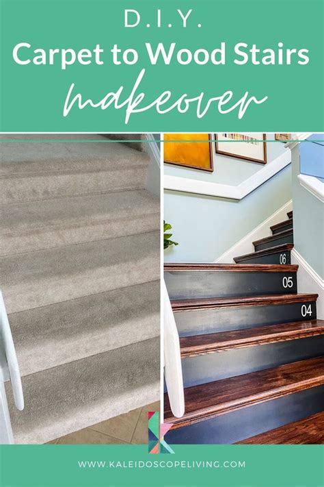 Removing Carpet From Stairs And Replacing It With Wood Stair Treads Is