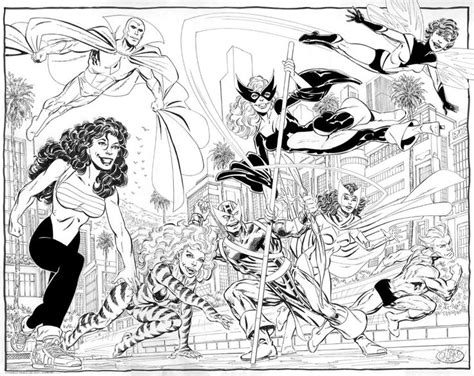 John Byrne Draws Superhero Art Comic Art Comic Artist