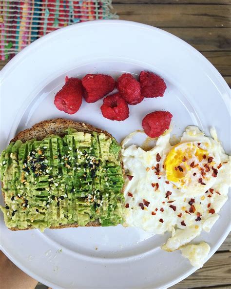 Avocado Toast And Fried Egg Breakfast Stuffed Peppers Fried Egg Breakfast Healthy Recipes