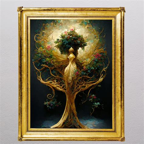 Female Tree Of Life Woman Tree Of Life Mother Nature Digital Download