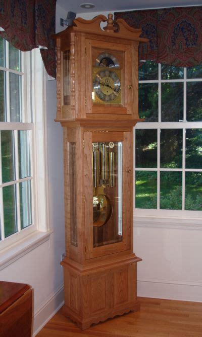 Delnero Custom Furniture Cherry Colonial Grandfather Clock Handmade