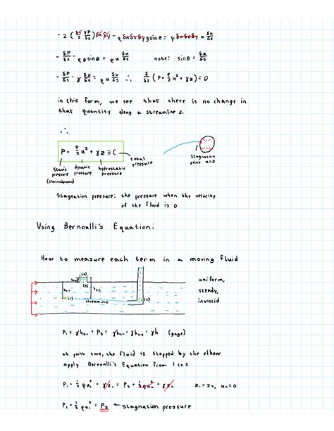 21 Derivation Of Bernoullis Equation Pt 2 Engr 323 Studocu