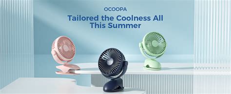 Ocoopa Desk Fan Clip On Fan For Pram Mini Stroller Fan Mah