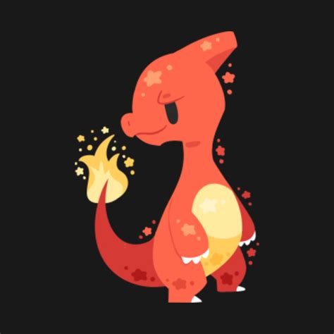 Bigger Fire Lizard - Pokemon - T-Shirt | TeePublic