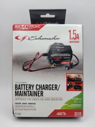 Schumacher A Battery Charger Maintainer Sc Standard Agm V V