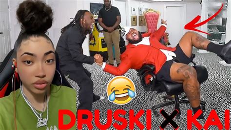 Druski Comes On Kai Cenats Stream Reaction Youtube