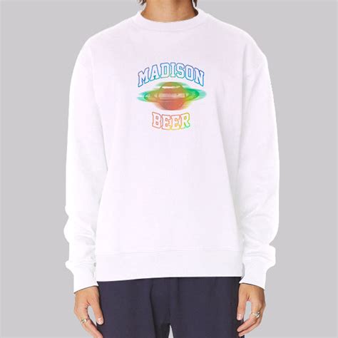 Madison Beer Merch the Rainbow Sweatshirt Cheap | Made Printed