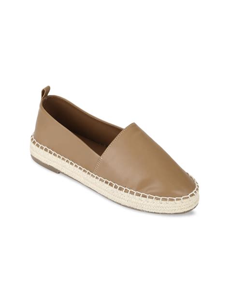 Buy Truffle Collection Women Nude Colourblocked PU Espadrilles Casual Shoes For Women