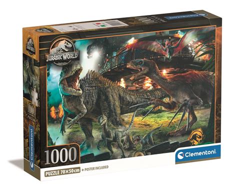 Clementoni Puzzle Compact Box Jurassic World 1000 El Clementoni Sklep Empik