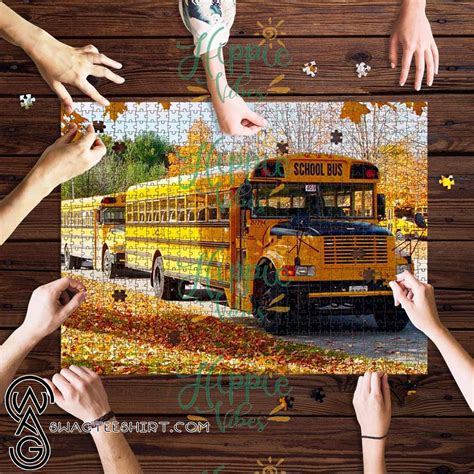 Bus driver school bus jigsaw puzzle - maria • LeeSilk Shop