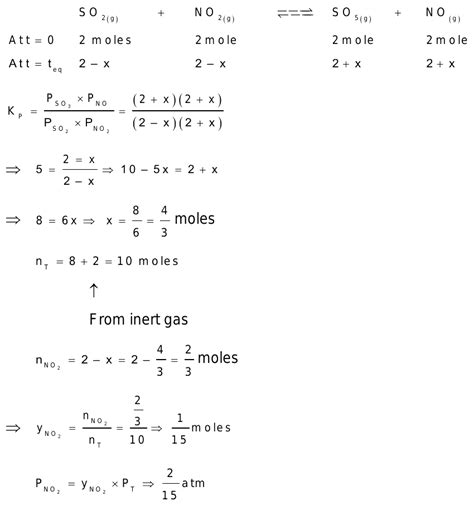 At A Certain Temperature And Atm Pressure Equilibrium Constant Kp