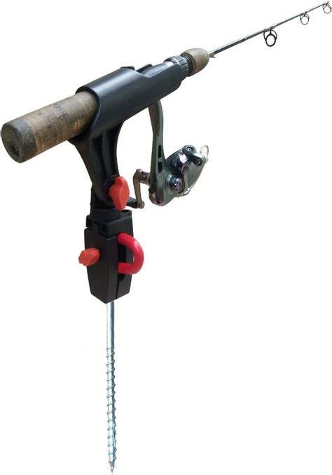 Brocraft Ice Fishing Anchors Rod Holder Ice Screw Down Rod Holder Rod