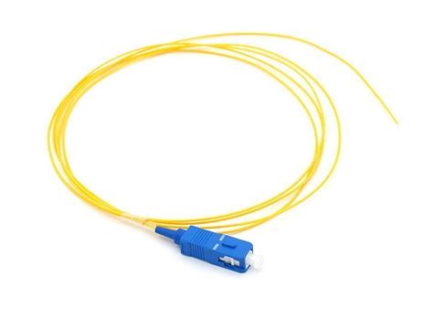 SC UPC Fiber Optic Pigtail Single Mode OS2 9 125 900um