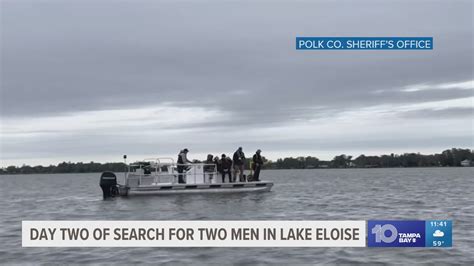 Missing Boaters Identified Search Still Continues In Polk County