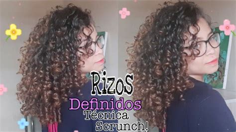 Como Defino Mis Rizos Con La Tecnica Scrunch Vetycurly Montes Youtube