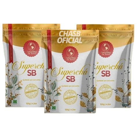 Kit 3 Chás SB Maravilhas da Terra Original Shopee Brasil