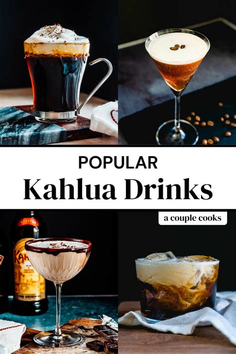 12 Popular Kahlua Drinks to Try Today – A Couple Cooks