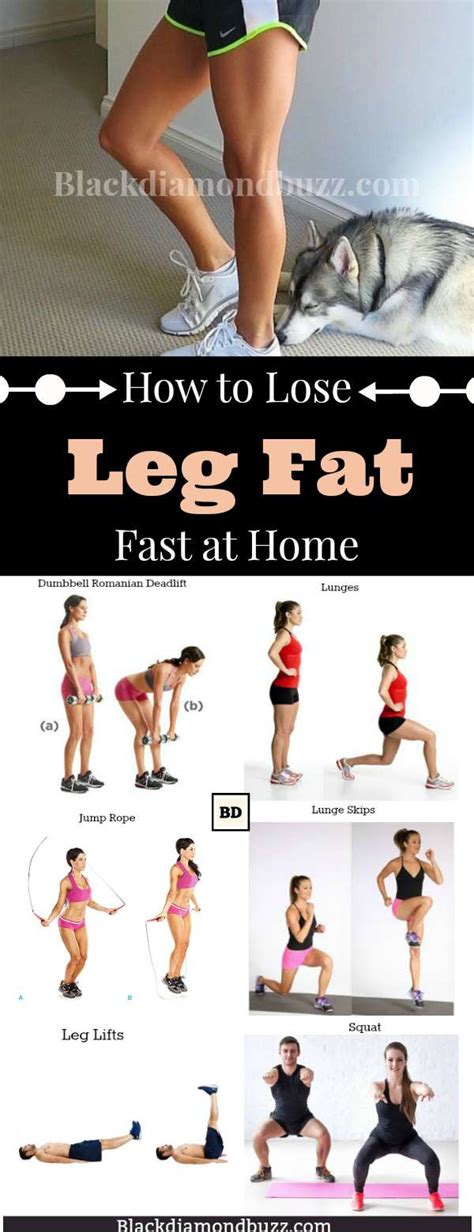 How to Lose Leg Fat Fast - 8 Best Leg Exercises at Home