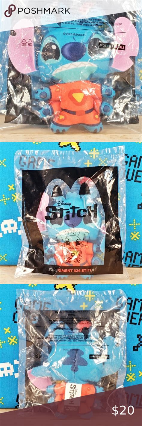 McDonalds Disney's LILO & Stitch HTF Exclusive Experiment 626 Action ...