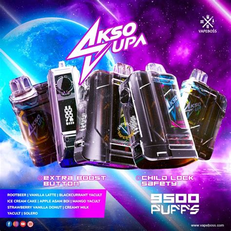 AKSO SUPA 9500 DISPOSABLE SG VAPE COD