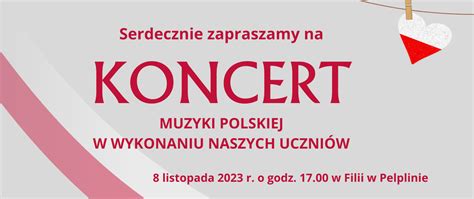 Koncert Muzyki Polskiej Pa Stwowa Szko A Muzyczna I Stopnia Im J