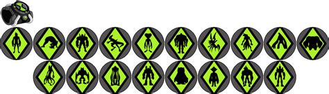 Ben 10 Omnitrix Aliens Icons by rbta123 on DeviantArt