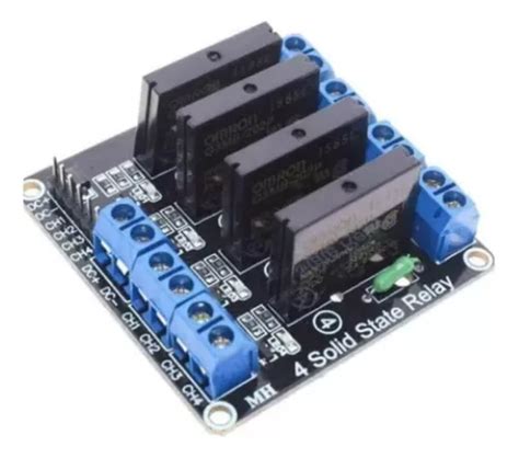 Modulo Rele Estado Solido Ssr 4 Canais 5v 2a Com Nota Mercadolivre