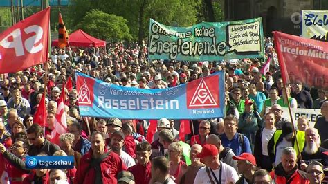 Beschäftigte von Thyssenkrupp Stahlsparte protestieren gegen