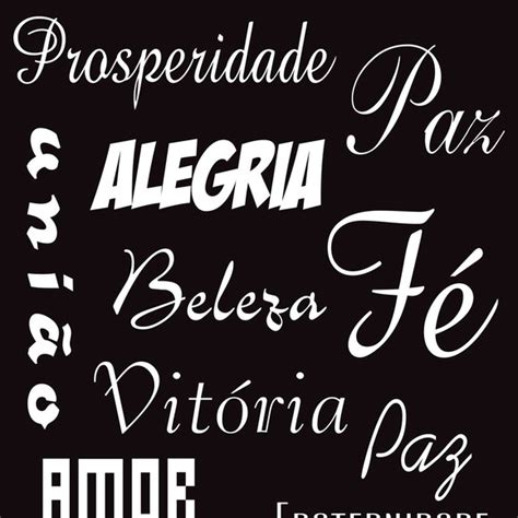 Papel de Parede Fosco Adesivo Casual 117 Frases Fundo Preto