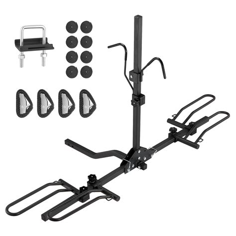 VEVOR Hitch Mount Bike Rack, 2-Bike Platform Style, 80 LBS Max Capacity
