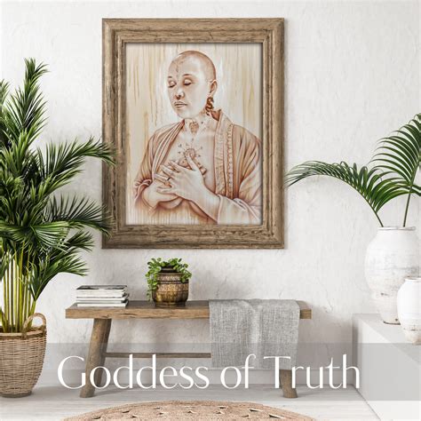 Goddess Of Truth Canvas Print Artistik Creations