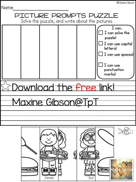 Printable Writing Prompts For Kindergarten