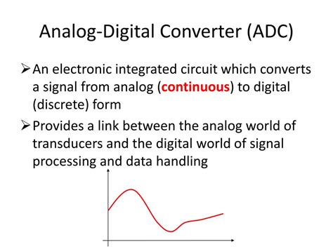 PPT Analog To Digital Converter ADC PowerPoint Presentation Free