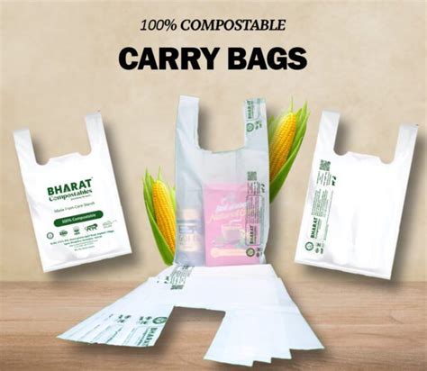 Compostable Carry Bags Bharat Compostables