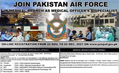 Join PAF As A Medical Officer Best Job 2022