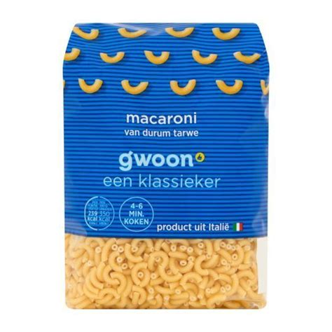 G Woon Macaroni Aanbieding Bij Coop