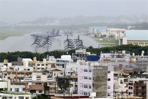 Photo Shows Us Marine Corps Air Station Futenma In Ginowan In News