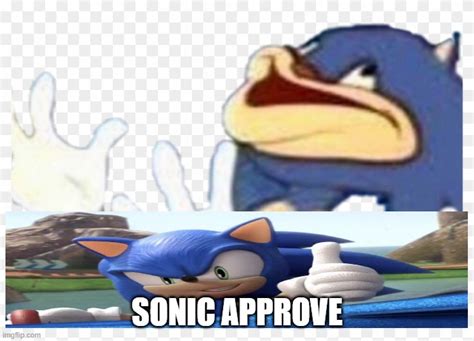 Sonic Meets Sanic Imgflip