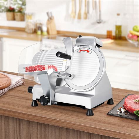 Zeny™ Semi Auto Meat Slicer 10 Blade Electric Deli Food Cutter Zeny Products