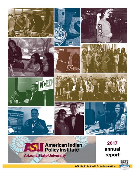 Aipi 2017 Annual Report American Indian Policy Institute