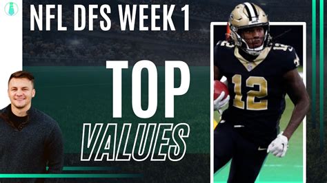 Nfl Dfs Week 1 Top Value Plays Youtube