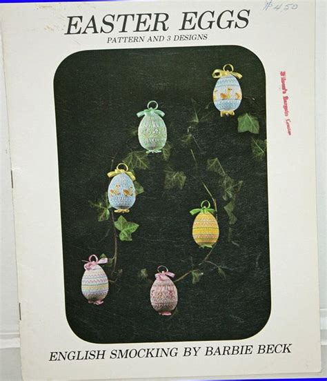 Vintage 1980 Easter Eggs Booklet Pattern 3 Designs | Etsy | Easter eggs ...